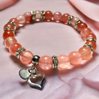 Coral Stone with a Heart