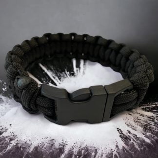Black Paracord bracelet